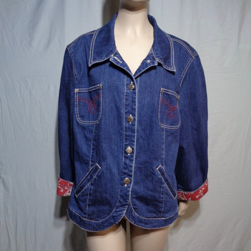 Sag Harbor denim jacket size 18
